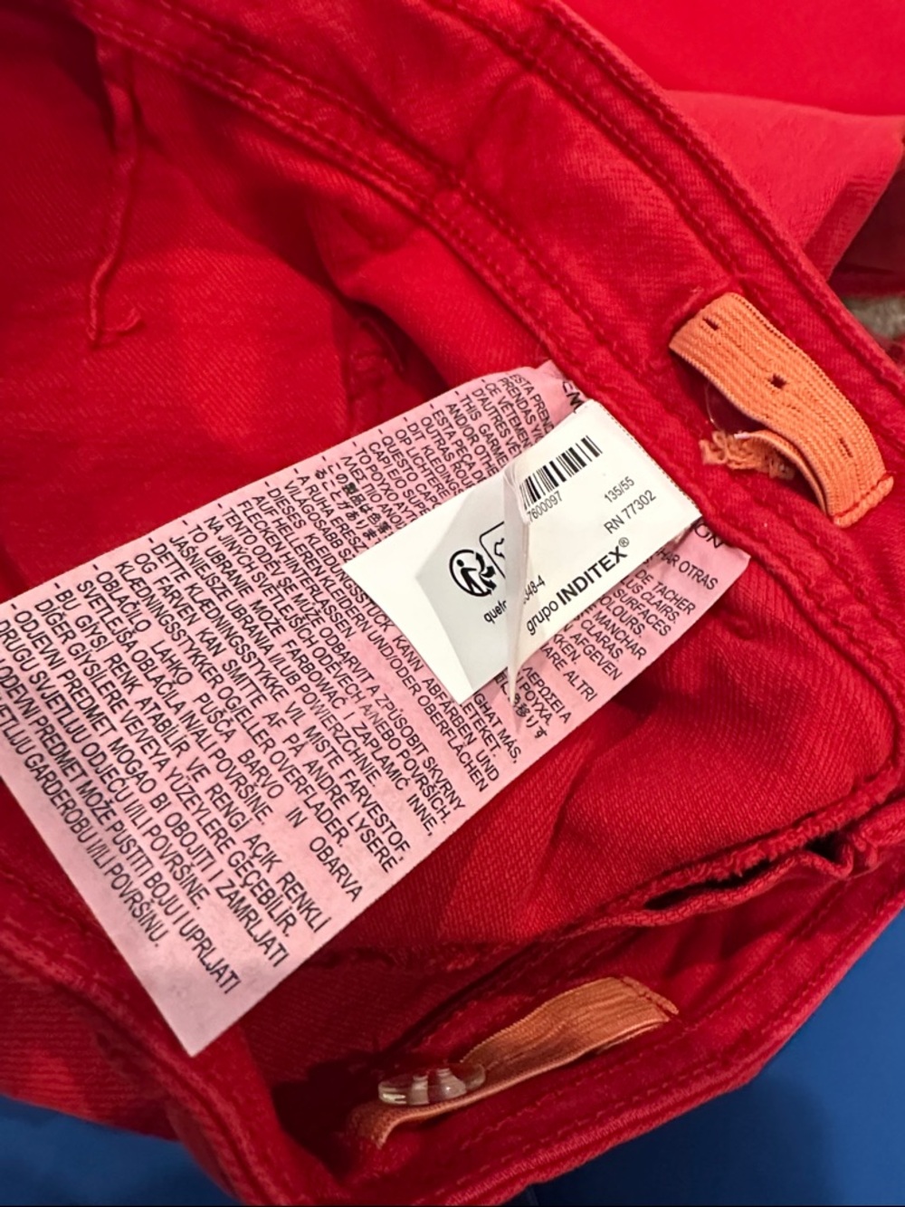 Zara Kids Wide Leg Red Pants size 9 - Picture 4 of 8